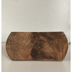 ANTICO PUTTO NUVOLE VOLUTE LEGNO SCOLPITO GESSATO DIPINTO 32cm/h XVII sec. USURA