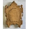 COPPIA ANTICO SPECCHIO CORNICE LEGNO CARTAGLORIA SCOLPITO DORATO FOGLIA ORO '800