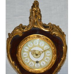 ANTICO TRITTICO Orologio Parigina 2 CANDELABRO epoca 1900 Bronzo Oro MARMO Old