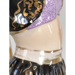 VASO SCULTURA CERAMICA G. Girardi 410 Bis. FIGURA BALLERINA '50