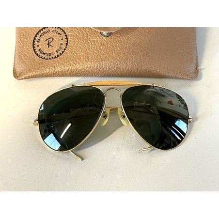 OCCHIALI SOLE RAY BAN Outdoorsman AVIATOR vintage '70 Bausch & Lomb 30 OK GO USA