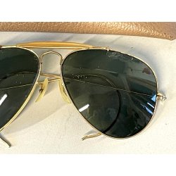 OCCHIALI SOLE RAY BAN Outdoorsman AVIATOR vintage '70 Bausch & Lomb 30 OK GO USA