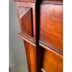 ANTICA CASSETTIERA UFFICIO SETTIMANALE STIPO DOCUMENTI ARCHIVIO LEGNO EPOCA '900