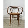 ANTICA SEDIA STILE THONET LEGNO FAGGIO CURVATO EPOC 1900 BRACCIOLI PAGLIA VIENNA