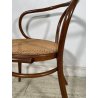 ANTICA SEDIA STILE THONET LEGNO FAGGIO CURVATO EPOC 1900 BRACCIOLI PAGLIA VIENNA