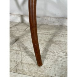 ANTICA SEDIA STILE THONET LEGNO FAGGIO CURVATO EPOC 1900 BRACCIOLI PAGLIA VIENNA