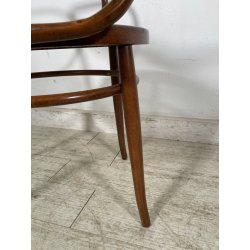 ANTICA SEDIA STILE THONET LEGNO FAGGIO CURVATO EPOC 1900 BRACCIOLI PAGLIA VIENNA