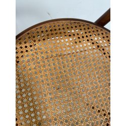 ANTICA SEDIA STILE THONET LEGNO FAGGIO CURVATO EPOC 1900 BRACCIOLI PAGLIA VIENNA