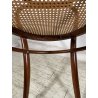 ANTICA SEDIA STILE THONET LEGNO FAGGIO CURVATO EPOC 1900 BRACCIOLI PAGLIA VIENNA
