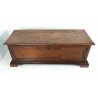 ANTICA CASSAPANCA OTTOCENTO LEGNO NOCE MASSELLO EPOCA 800 PANCA BAULE ORIGINALE