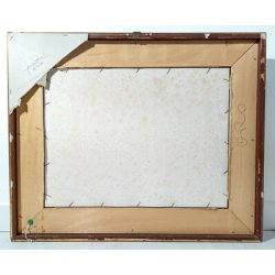 QUADRO ACQUERELLO LEVO LAGO MAGGIORE CRUS DEL GATE FIRMATO SENA DIPINTO 1980