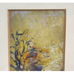 QUADRO FIRMATO Andrea Zapelloni DIPINTO OLIO TAVOLA STRESA BORGOMANERO EPOCA