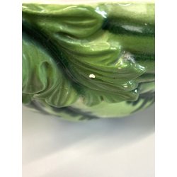 CIOTOLA PORTATA BOWL ANGURIA CERAMICA SMALTATA AEROGRAFO MANIFATTURA NOVE '50s