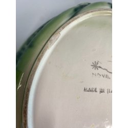 CIOTOLA PORTATA BOWL ANGURIA CERAMICA SMALTATA AEROGRAFO MANIFATTURA NOVE '50s