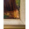 QUADRO SILVANO CASELLI FIRMATO PAESAGGIO CASA CAMPAGNA DIPINTO OLIO EPOCA ITALIA