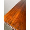 ANTICA VETRINA ESPOSITORE LEGNO NOCE EPOCA '800 CREDENZA 2 ANTE RIPIANI STOFFA