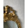 OVALE SPECCHIERA DORATA CORNICE EPOCA '900 OLD SPECCHIO LEGNO ORO MIRROR MURO