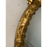 OVALE SPECCHIERA DORATA CORNICE EPOCA '900 OLD SPECCHIO LEGNO ORO MIRROR MURO
