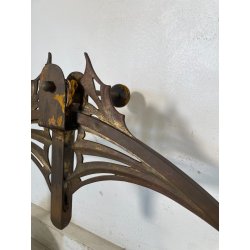 GRANDE COPPIA APPLIQUE ART NOUVEAU LIBERTY PARETE LAMPADARIO LAMPADE DECO 1920