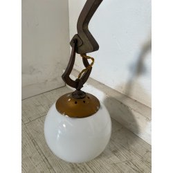 GRANDE COPPIA APPLIQUE ART NOUVEAU LIBERTY PARETE LAMPADARIO LAMPADE DECO 1920