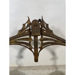 GRANDE COPPIA APPLIQUE ART NOUVEAU LIBERTY PARETE LAMPADARIO LAMPADE DECO 1920