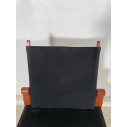 SEDIA LUCA MEDA PER MOLTENI VIA VAI NOCE TELA ANNI '90 PLTRONA SAFARI CAMPEGGIO