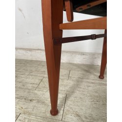 SEDIA LUCA MEDA PER MOLTENI VIA VAI NOCE TELA ANNI '90 PLTRONA SAFARI CAMPEGGIO