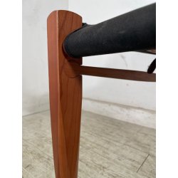 SEDIA LUCA MEDA PER MOLTENI VIA VAI NOCE TELA ANNI '90 PLTRONA SAFARI CAMPEGGIO