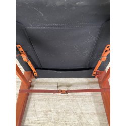 SEDIA LUCA MEDA PER MOLTENI "VIA VAI" NOCE TELA ANNI 90 PLTRONA SAFARI CAMPEGGIO