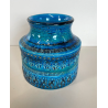 VASO CERAMICA BITOSSI ALDO LONDI RIMINI BLU VINTAGE DEISGN ITALIA VASE ANNI '70s