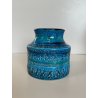 VASO CERAMICA BITOSSI ALDO LONDI RIMINI BLU VINTAGE DEISGN ITALIA VASE ANNI '70s