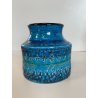 VASO CERAMICA BITOSSI ALDO LONDI RIMINI BLU VINTAGE DEISGN ITALIA VASE ANNI '70s