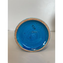 VASO CERAMICA BITOSSI ALDO LONDI RIMINI BLU VINTAGE DEISGN ITALIA VASE ANNI '70s