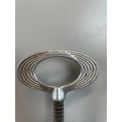 GRANDE RARO CAVATAPPI CAMPAGNOLO 31 CM METALLO CROMATO BLU VINO VICENZA CANTINA