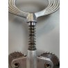 GRANDE RARO CAVATAPPI CAMPAGNOLO 31 CM METALLO CROMATO BLU VINO VICENZA CANTINA
