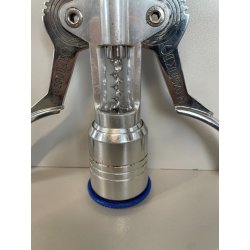 GRANDE RARO CAVATAPPI CAMPAGNOLO 31 CM METALLO CROMATO BLU VINO VICENZA CANTINA