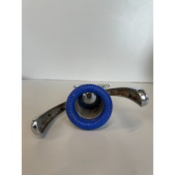 GRANDE RARO CAVATAPPI CAMPAGNOLO 31 CM METALLO CROMATO BLU VINO VICENZA CANTINA