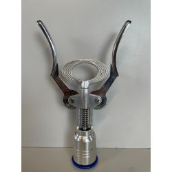 GRANDE RARO CAVATAPPI CAMPAGNOLO 31 CM METALLO CROMATO BLU VINO VICENZA CANTINA
