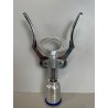 GRANDE RARO CAVATAPPI CAMPAGNOLO 31 CM METALLO CROMATO BLU VINO VICENZA CANTINA