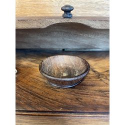 ANTICO CALAMAIO LEGNO NOCE PORTA LETTERE PENNA SEGRETO CORRISPONDENZA EPOCA '900