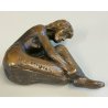 ANTICA SCULTURA BRONZO BALLERINA epoca 900 Bruno Cassinari FIRMATA figura donna