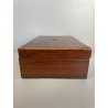ANTICA SCATOLA PORTA GIOIE LEGNO INTARSIATO SCRIGNO FORZIERE BOX WOOD EPOCA '900