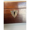 ANTICA SCATOLA PORTA GIOIE LEGNO INTARSIATO SCRIGNO FORZIERE BOX WOOD EPOCA '900
