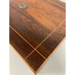 ANTICA SCATOLA PORTA GIOIE LEGNO INTARSIATO SCRIGNO FORZIERE BOX WOOD EPOCA '900