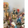 Lotto 43 pz STATUINE PRESEPE PASTA PLASTICA VARIE EPOCHE SACRO ANIMALI NATALE