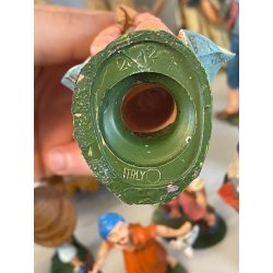 Lotto 43 pz STATUINE PRESEPE PASTA PLASTICA VARIE EPOCHE SACRO ANIMALI NATALE