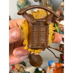 Lotto 43 pz STATUINE PRESEPE PASTA PLASTICA VARIE EPOCHE SACRO ANIMALI NATALE