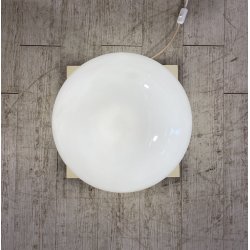 LAMPADA da TAVOLO/TERRA Micol DESIGN S. Mazza G. Gramigna QUATTRIFOLIO ø40cm '71