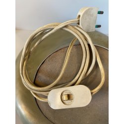 SPECCHIO TAVOLO METALLO ø 37cm SPECCHIERA DESIGN BACKLIGHT MIRROR ITALY '60s