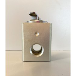 ACCENDINO TAVOLO Edinex  ALLUMINIUM BLOCK LIGHTER MODERNISTA NON FUNZIONANTE '50